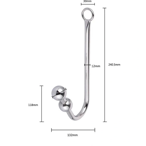 Anal Collar 5334 Cuffs with and Hook Beaded Elegant 0216